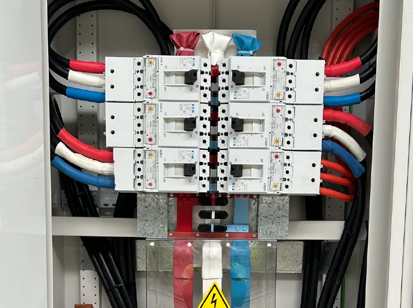 A picture of a well organised circuit board